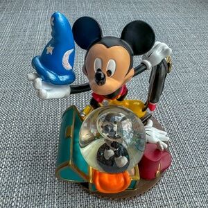 Mickey Mouse Through the Years Mini Snowglobe Steamboat Wille -Walt Disney World